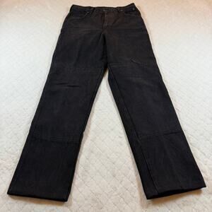 Vtg Draggin Jeans Mens Size 30x30 Black Pants Motorcycle Kevlar Lined USA